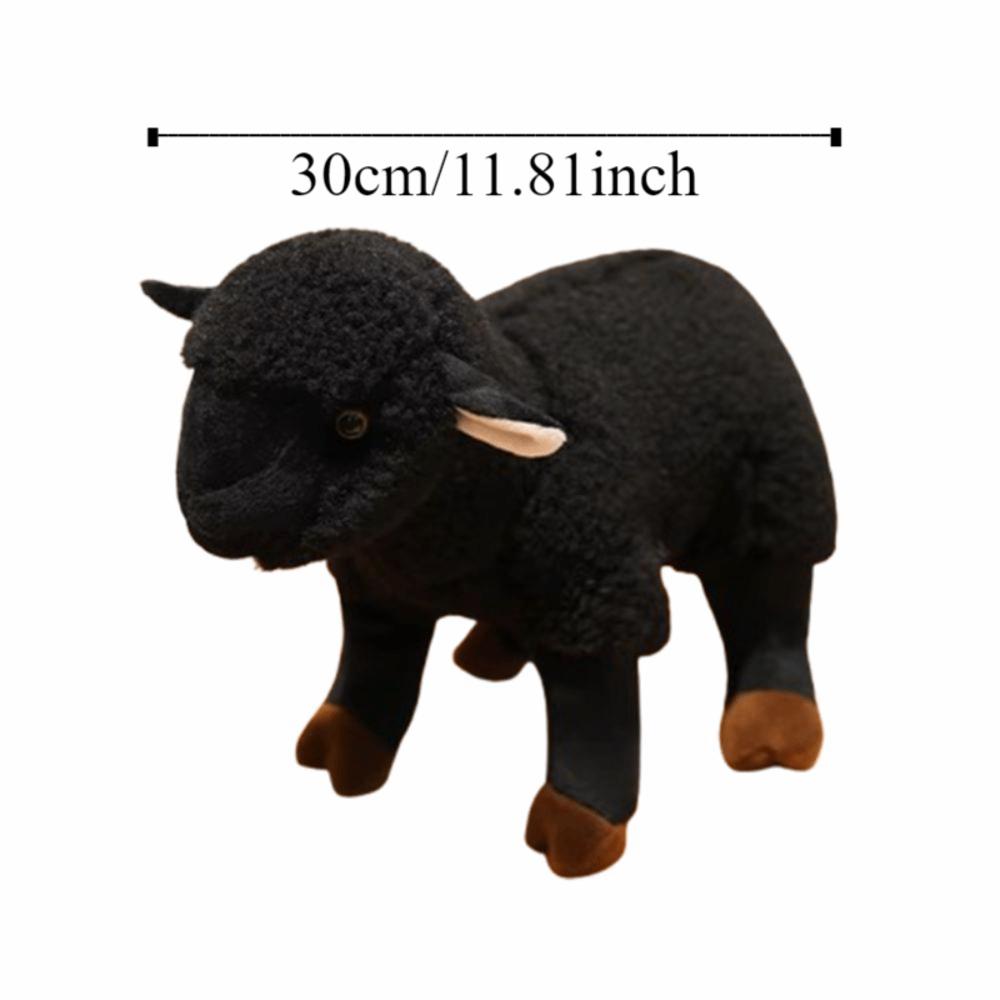 Simulation Simulation Sheep Plush Doll Stuffed Animal Sheep Plush Keychain Party Supplies