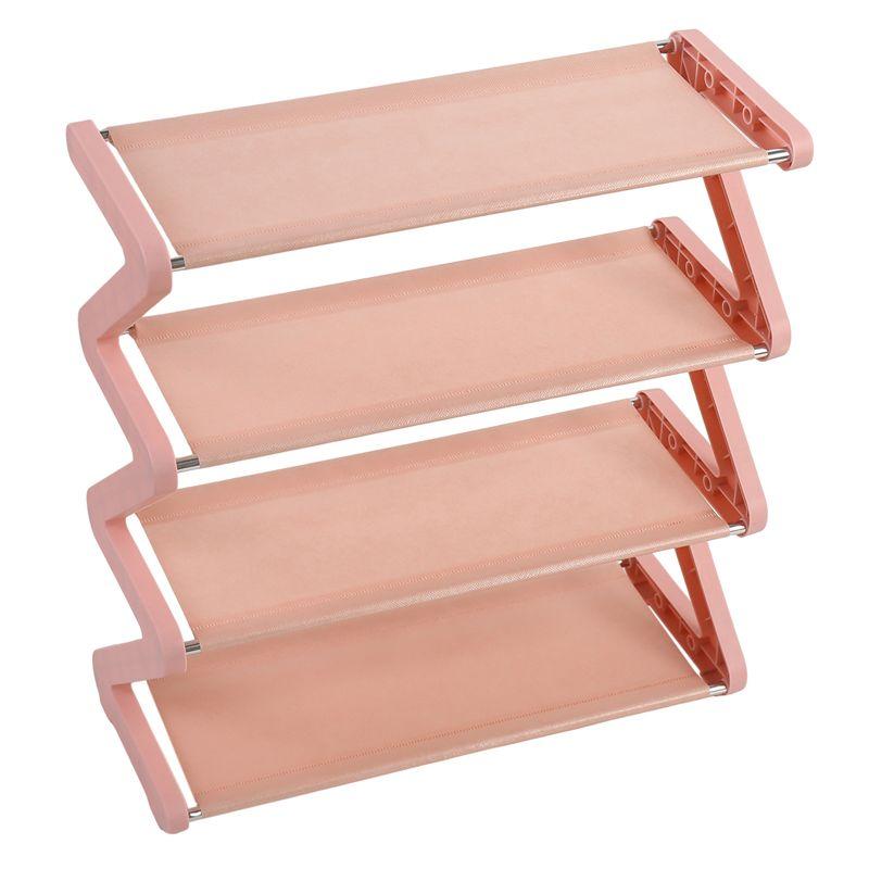 Aug. Simple Household Shoe Storage Artifact Z-Shaped Shoe Rack, Cute Shoe Rack Multi-Layer Assembly Shoe Rack