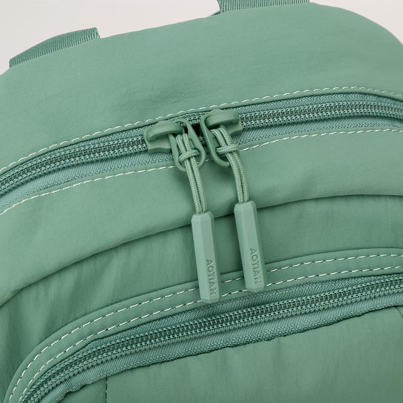 Solid Color Women's Backpack Student Schoolbag