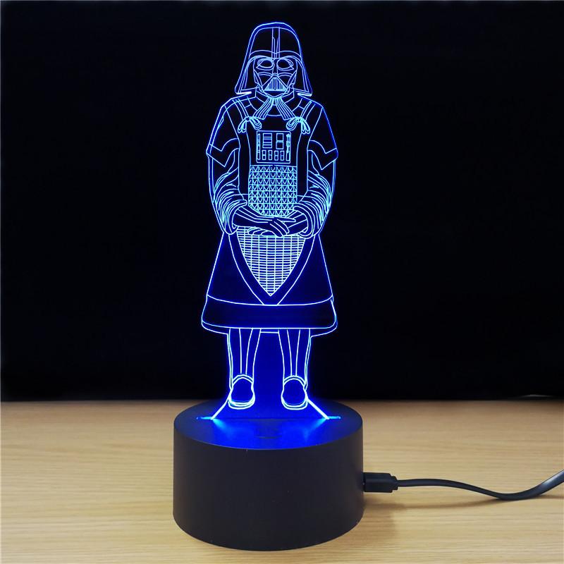 3d Night Element Light Led Lamp Bedroom Decoration Creativity Gift