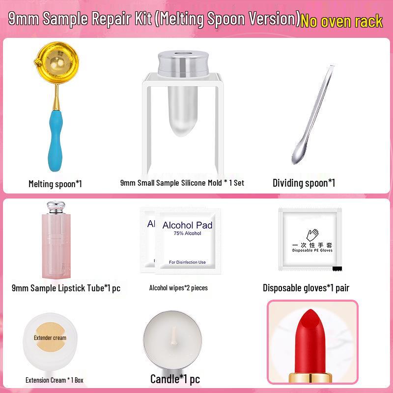 Lipstick Repair Kit - Upgraded DIY Color-Changing Silicone Mold for Broken Lipstick Rescue