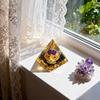 Cross-border Trade Energy Pyramid Crystal Epoxy Desktop Ornaments.