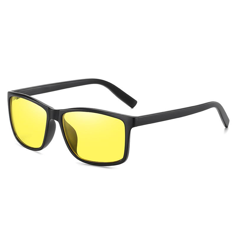 

Yijipei Explosion Proof Night Mirror Driving Brightening Special Glasses Black Frame Yellow Film Customized Processing Various Colors 1701 Adult universal size