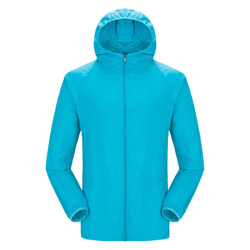 Kempingová bunda do deště Muži Ženy Nepromokavá ochrana proti slunci Oblečení Rybaření Lovecké oblečení Rychleschnoucí kůže Větrovka s kapsou