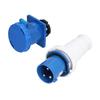 Industrial Plug & Socket Set 220250V 63A 2P+E IP67 Waterproof Connector Concealed Socket 3 Pin