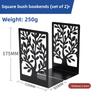 Metal Hollow Tree Bookend Lshaped Iron Desk Organizer For Kids And Students
