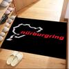 Nürburgring Rennstrecke Quadratische Teppiche sind eine großartige Wahl für Wohnzimmer, Schlafzimmer, Heimdekoration und als Geschenke.