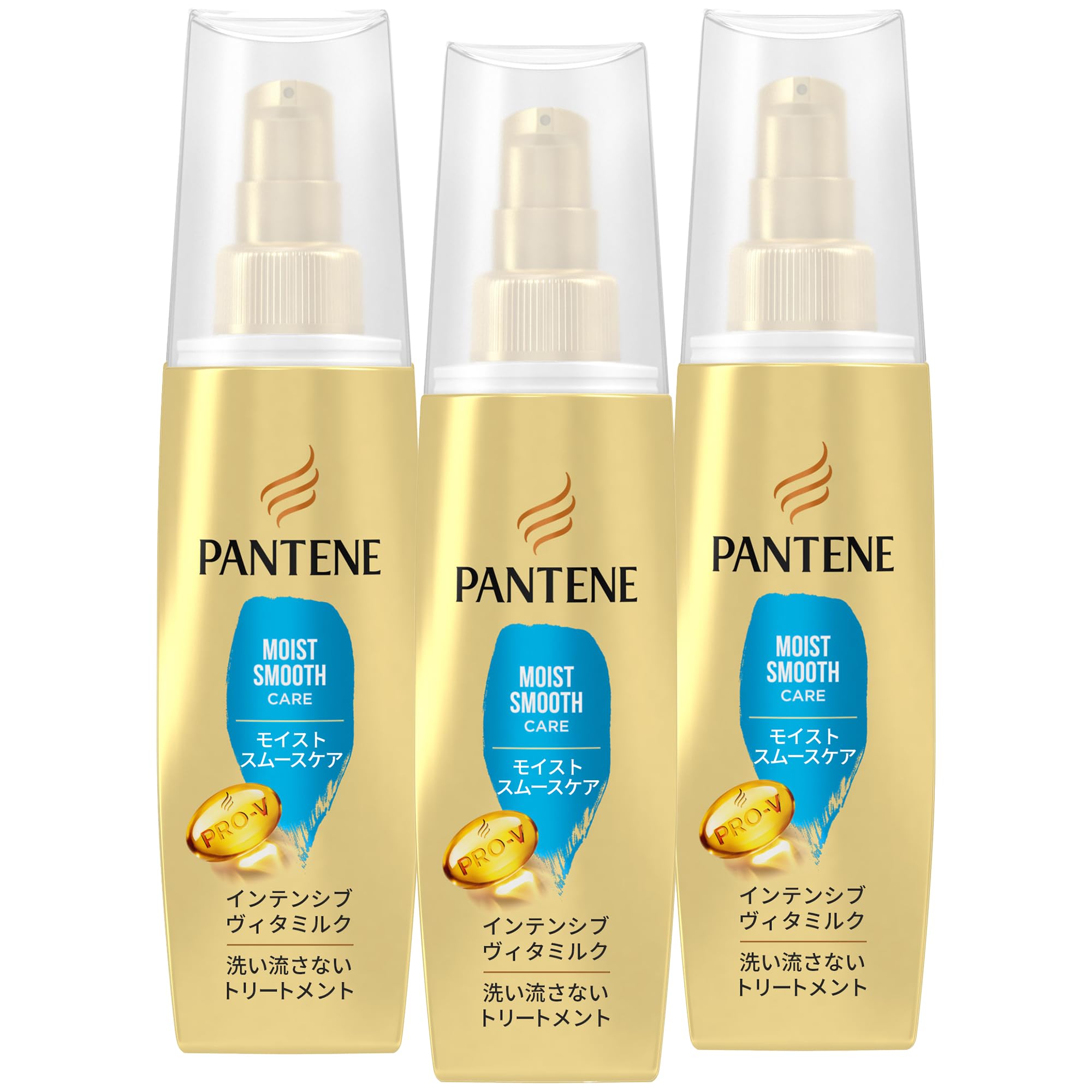 

Pantene Leave-in Treatment, Moist Smooth Care Intensive Vitamilk, 100mL x 3 (Bulk Purchase)