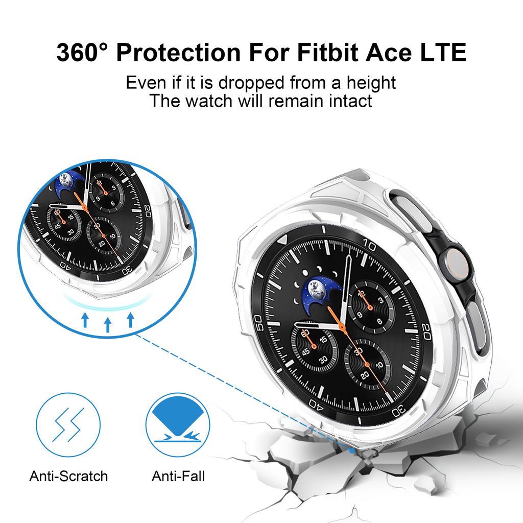 Custodia protettiva con lunetta robusta + paraurti morbido in TPU per Samsung Galaxy Watch 8 classic 46mm Cover protettiva Galaxy Watch 8 classic Protezione
