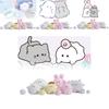 Adorable Yuyou Family Plush Dolls Cute Animal Figurines Soft Comfort Toys For Girls Gifts