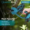 Yofidra 60mm AI Gears Control Brushless Electric Pruner Cordless Tree Bonsai Pruning Electric Scissors For Makita 21V Battery