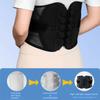 Breathable Mesh Lumbar Support Wrap Double Drawstring Waist Protector Back Brace  Outdoor Hiking