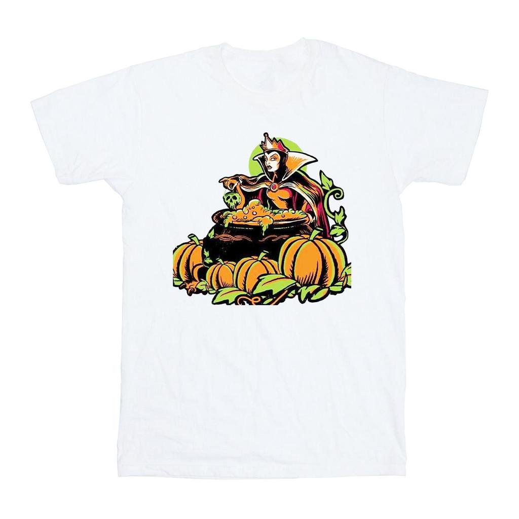 Disney Herren-Halloween-T-Shirt aus Baumwolle mit böser Königin und Schurken