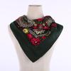 A041 Ethnic Printed Square Scarf - Winter/Autumn Headscarf Gauze