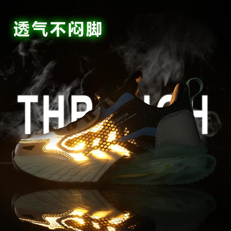 Children's Running Shoes Boys and Girls 2025 Spring and Summer New Mesh Breathable Children's Sports Shoes Boys and Girls Running Shoes