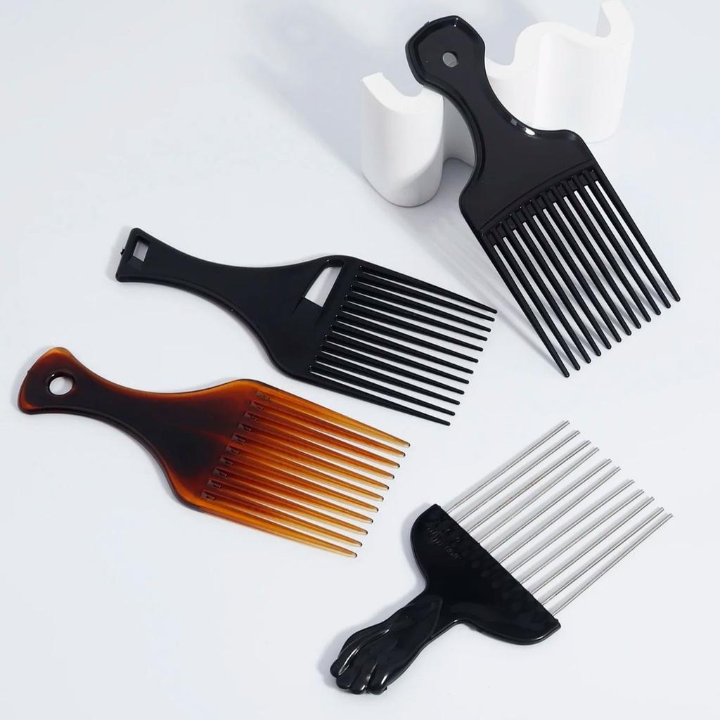 4pcs wide toothed comb set, suitable for home hair styling, salon hair tools, anti-static,special for real hair wigs