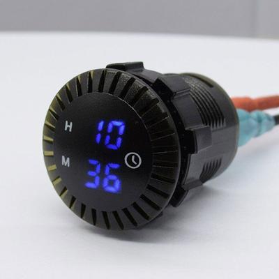 Orologio Digitale da Auto con Display Impermeabile Orologi Segnatempo Parte di Ricambio Modifica Accessorio Montato su Veicolo