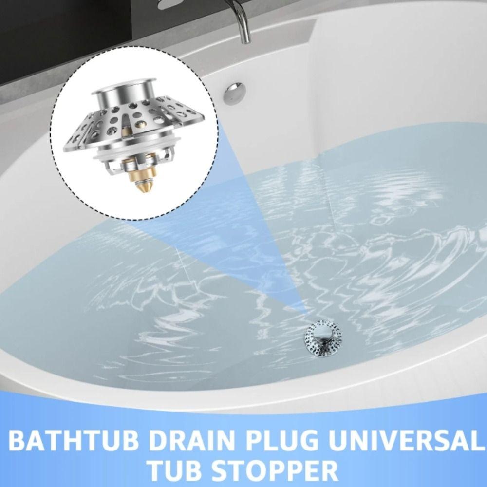 Press Type Stoppers Detachable Drain Stoppers Quick Water Flow Drain Stoppers  Bathtubs