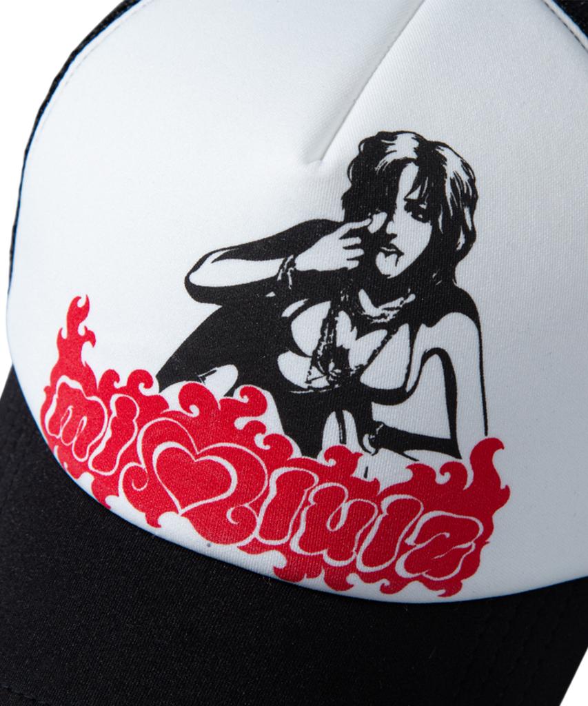 MISSLULZ Tease-Ya Mesh Cap Black