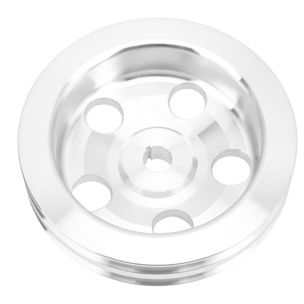 Înlocuire roată pompei servodirecție din aliaj de aluminiu cu 2 caneluri pentru unitățile Chevy Key Way până în 1972