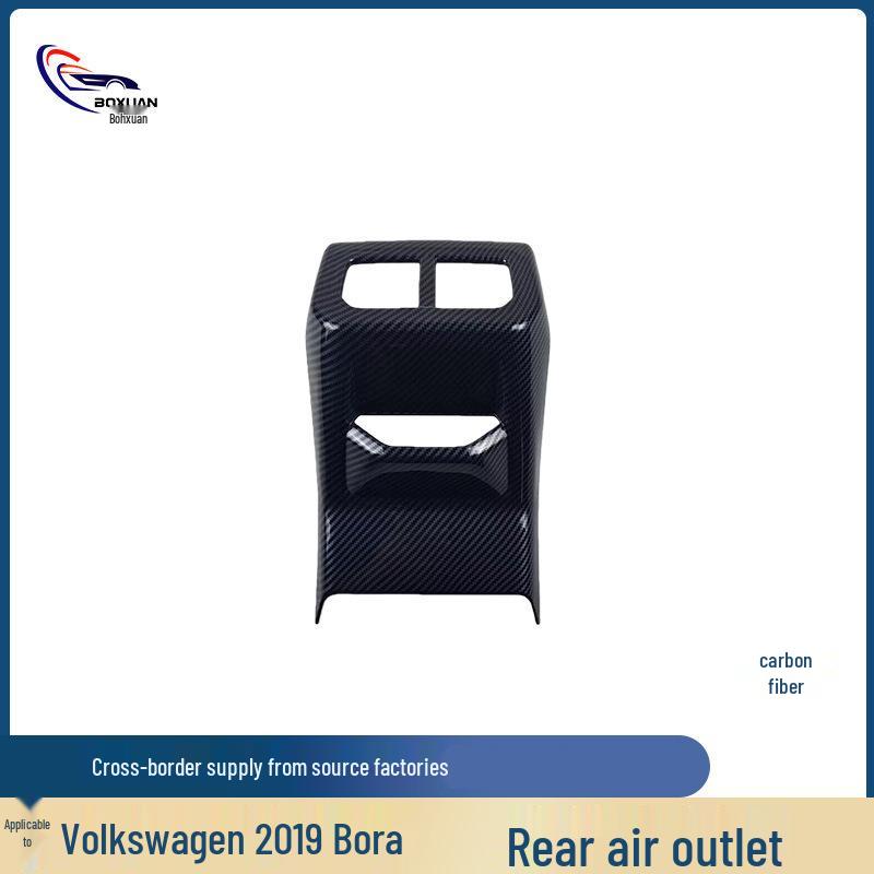 Fits 19 Models: Volkswagen Bora Rear Air Vent Trim Frame for Interior Modification.