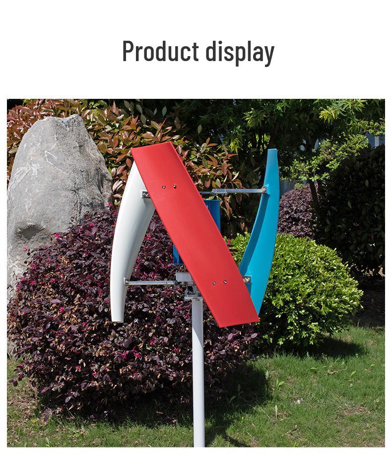 Advanced Vertical Axis Inclined Wind Turbine and Solar Street Light for Energy Projects