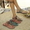 Flat-bottomed Slip-on Shoes, Large Size, Low Heel, Women's Sandals Devotion