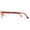 Makellose MONCLER Brille Schildpattmuster dreifarbiger Akzent Braun ML5063 053 Gebraucht