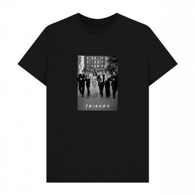 Friends Unisex T-shirt με αφίσα για ενήλικες