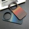 Carbon Fiber Texture Kevlar PC Frameless Phone Case For XiaoMi Mi 17 15 14 13 Ultra Pro Max Heat Dissipation Bumper Cover