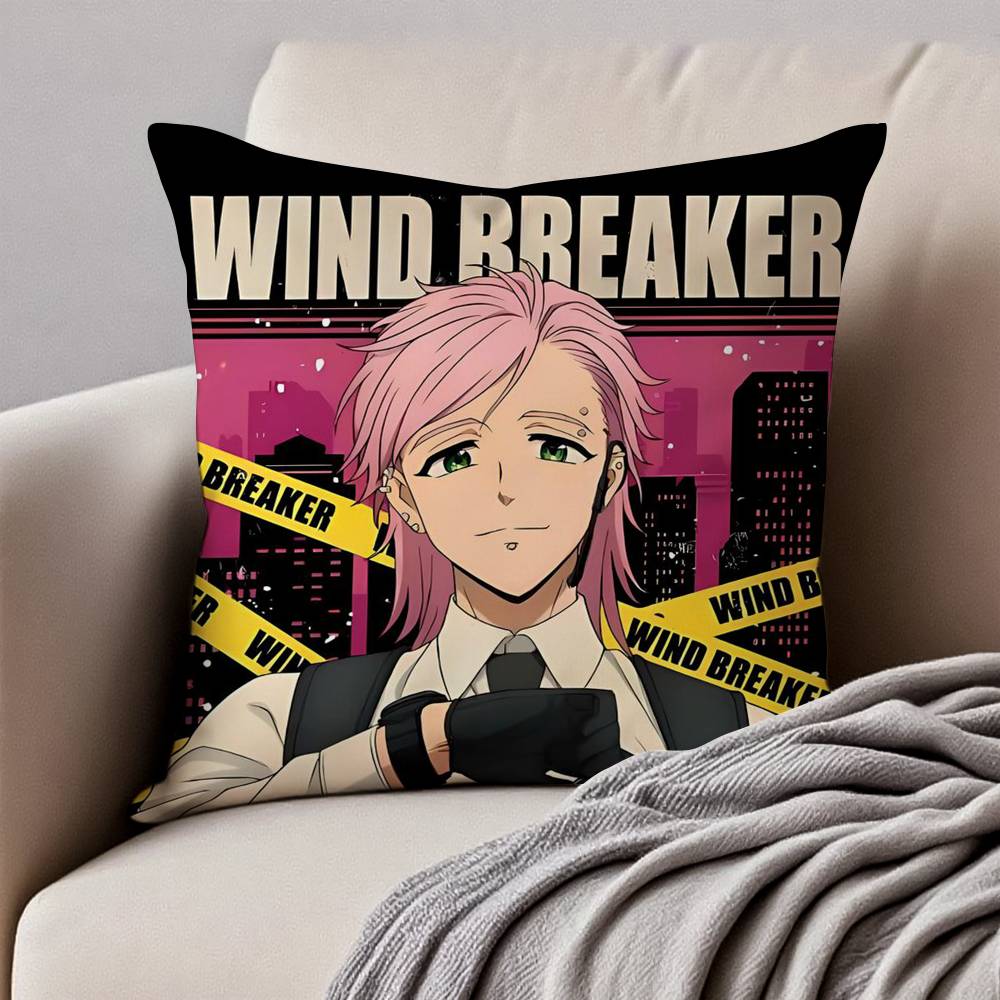 

W-Wind Breaker W-Webtoon Pillow Case Anti-dustmite Invisible zipper Sofa Bed 12x12Inch