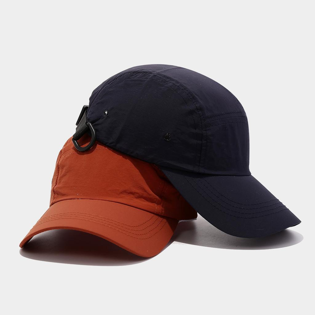 Parent-child quick-drying baseball cap, minimalist style plain color dome cap, literary and fashionable versatile sun hat