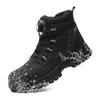 [Aoop] Men's Safety Shoes, Dial Type Work Shoes, Waterproof, Peel Prevention, Safety Shoes, Lightweight, Non-Slip, Safe Shoes, Ventilation, Steel