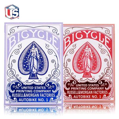 Bicycle AUTOBIKE No.1 Playing Cards Blue/Red Retro Deck Card Games Magic Tricks