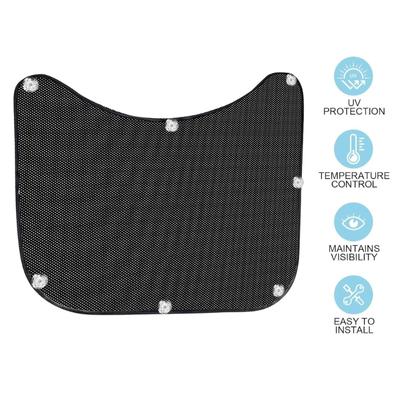 1Pc/2Pcs Mesh Window Shade Side Window Sun Shade Semi Truck Accessory Driver Window Covers with Interior Protect
