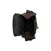 Coach Hudson 30 Large Capacity Flap Drawstring Closure Coated Canvas And Leather Backpack Men Backpack Brown Black CB839-QBMAH