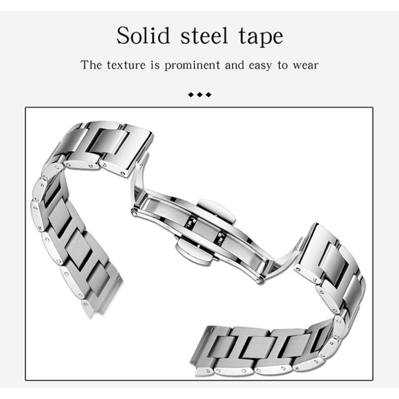 SANDA Vintage Diamond Quartz Watch Roman Scale Square Dial Waterproof Couple Fashion Quartz Men and Women's Watch