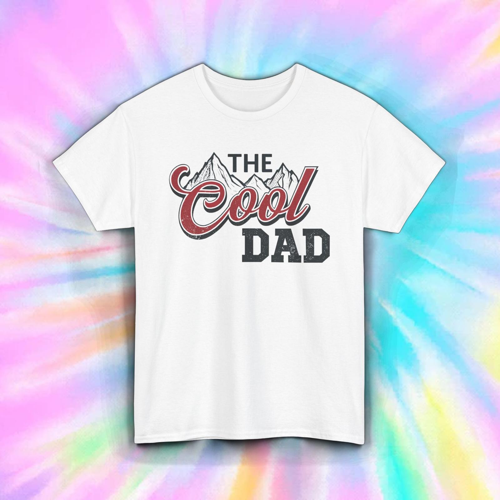 The Cool Dad Vintage Mountains Graphic Funny Outdoors Hiking Gift Tee S-5XL XXXXL