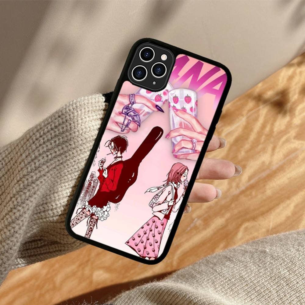 Anime Cool Nana Osaki Phone Case For iphone 11 12 13 14 15 Pro Max 17 16 Plus Hard PC+TPU Back Cover