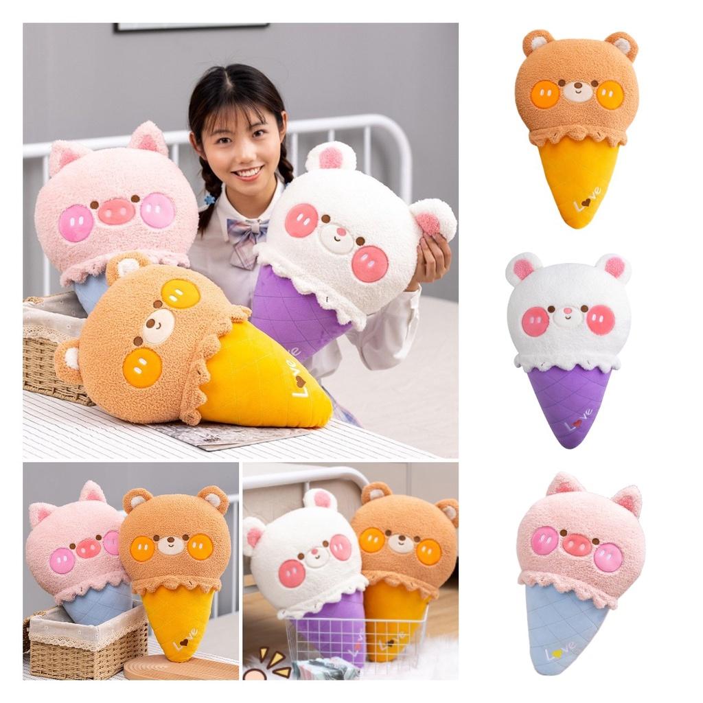Sweet Dream Ice Cream Plush Pillow For Girls