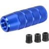 3.74" Shift Knob, Aluminum Weighted Gear Shift Knob with 3 Threaded Blue
