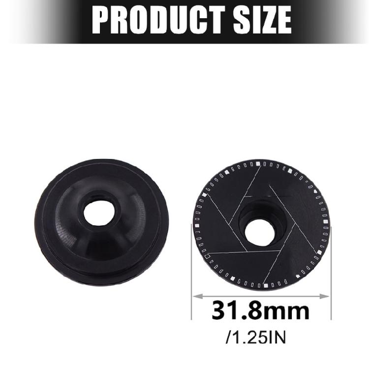 Bicycles Headset Caps Road Bike Stem Headset Top Caps Cover Bike Stem Cover with Screw for 31.8mm Fork Head Tube