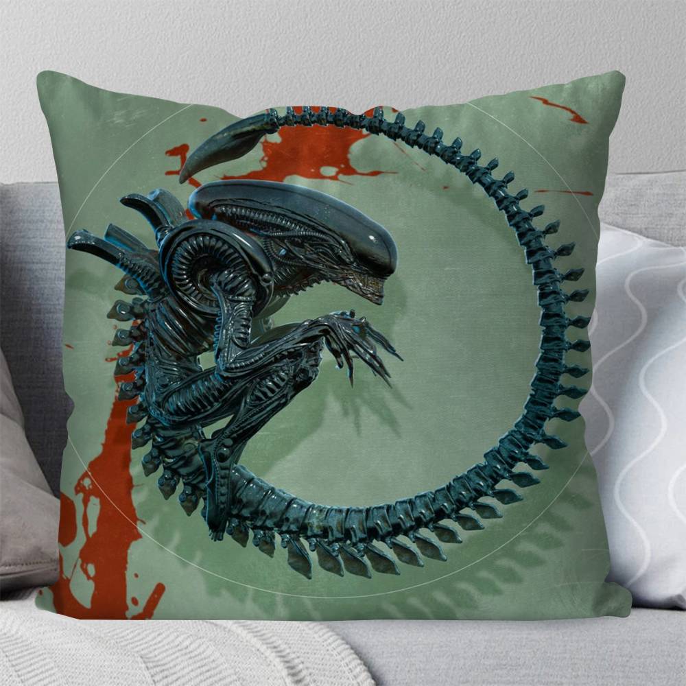 Classic Movie A-Alien Pillow Case Square Pillow Bedroom Sofa Leisure Comfort Cushion Car Living Room Home Decoration