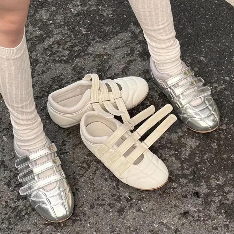 Women Loafers Shoes Retro Sandals Flats Elegant Woman Summer Shoes 2025 Trend Designer Shallow Cozy Lolita Zapatos Mujer