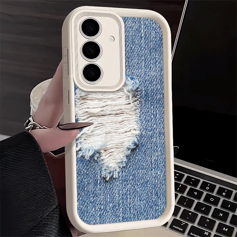

Phone Case for Samsung Galaxy A17 A16 A15 A14 A13 Retro Denim Pattern A56 A36 A26 A55 A35 A25 A54 A34 A24 A53 A33 A23 A07 A06 Samsung A06
