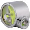 Water Flow Indicator,  Standard Female To Female Thread Sight Flow Indicator  Water Cooling Flow Indicator(1pc, Yellow) -t
