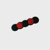 ROSE Barrette, RED Rose Barrette Hairpin