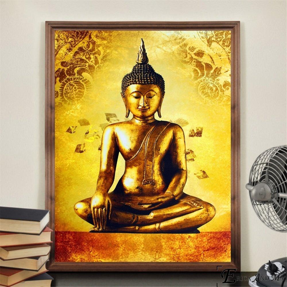 

Будда золотое тело искусство винтажные принты на холсте современная живопись плакаты настенные художественные картины для украшения гостиной без рамки 21cm×30cm NoFrame