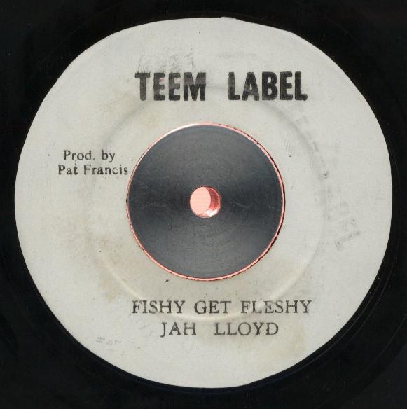 

7-дюймовая пластинка JAH LLOYD Fishy Get Fleshy NONE Teem Label 1974 Ямайка Регги Ска Даб Б/у