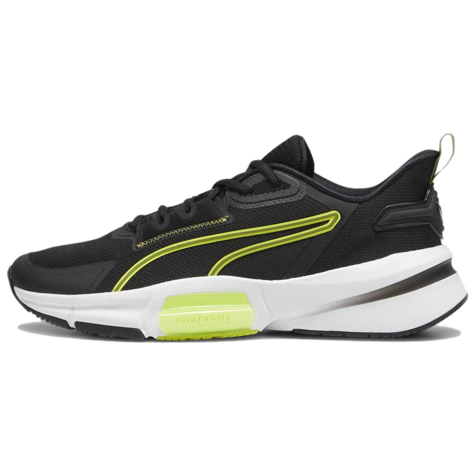 Puma Pwrframe Tr 3 Нескользящие Низкие Тренировочные Кроссовки Мужские Кроссовки Черный Зеленый Белый 379482-03 44